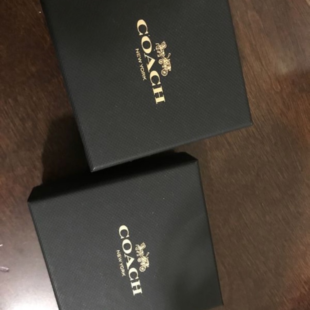 Coach earrings and necklace set
